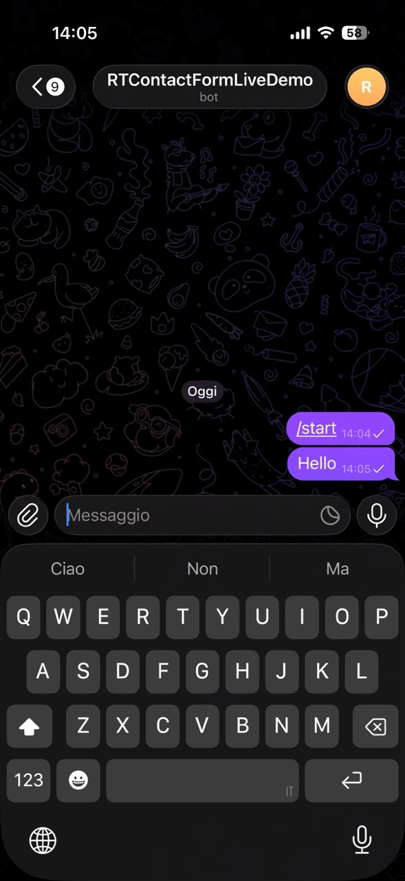 Getting the Telegram Chat ID