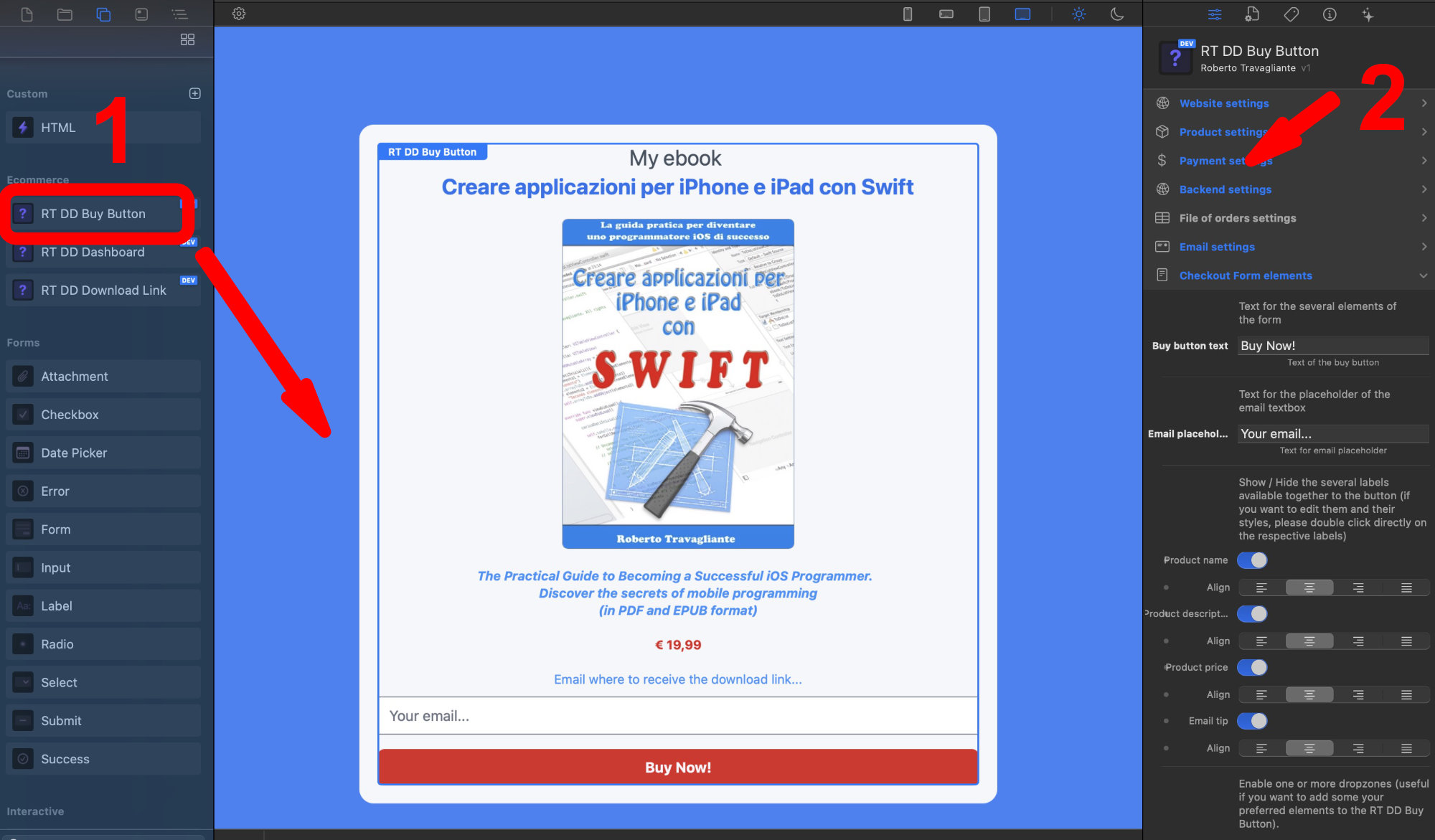 How to implement Buy Button